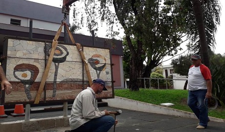 Teatro Municipal recebe mais uma obra de Bassano Vaccarini