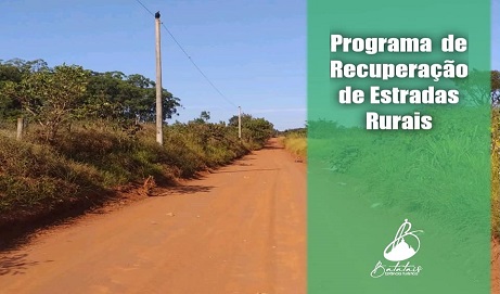 Prefeitura implanta o Programa de Recuperação de Estradas Rurais