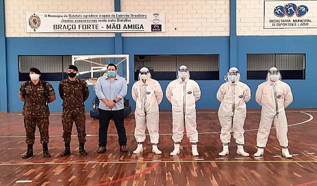 Representação do Exército Brasileiro está em Batatais no combate a pandemia