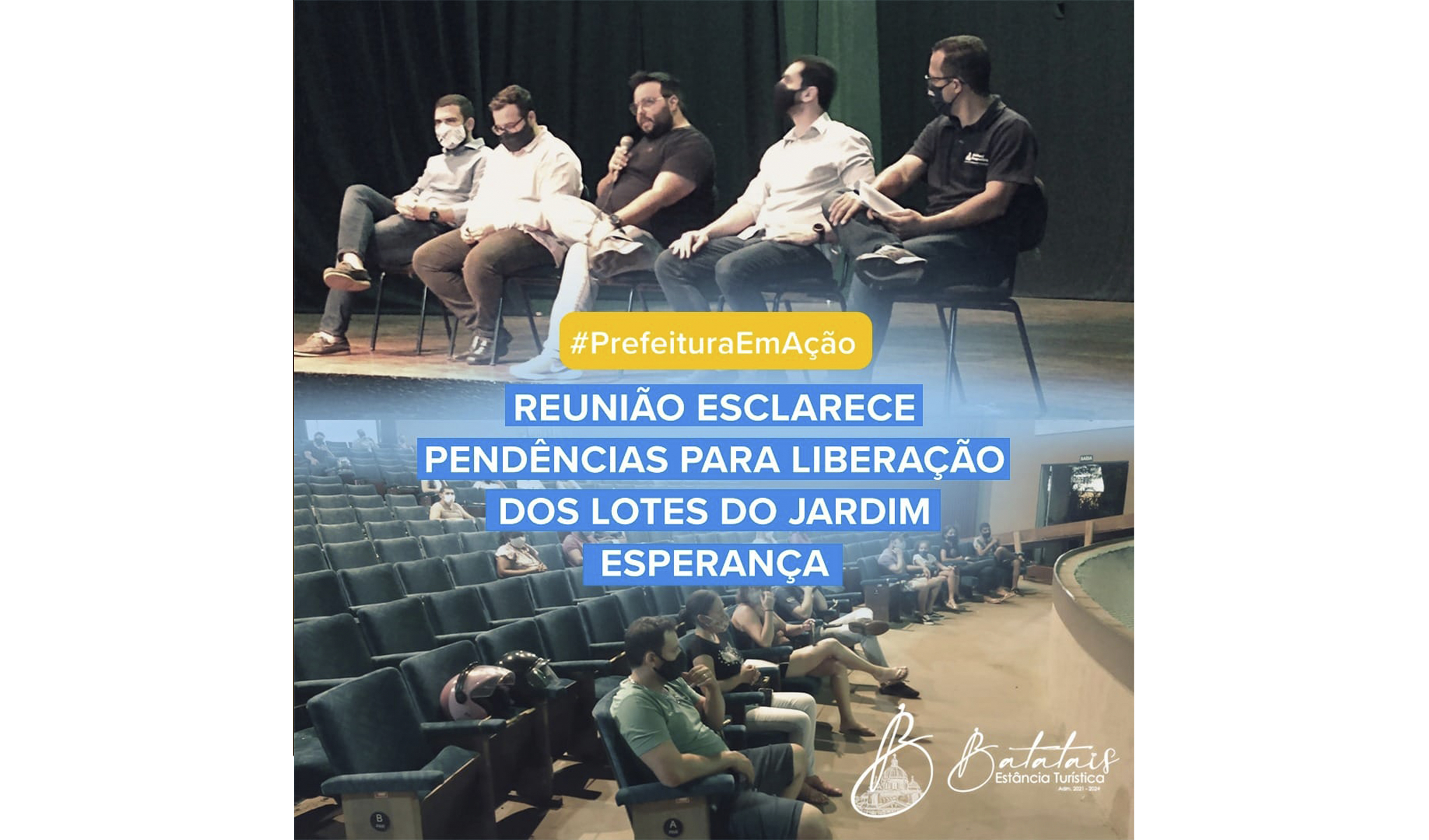 Reunião esclarece pendências para liberação dos lotes do Jardim Esperança.