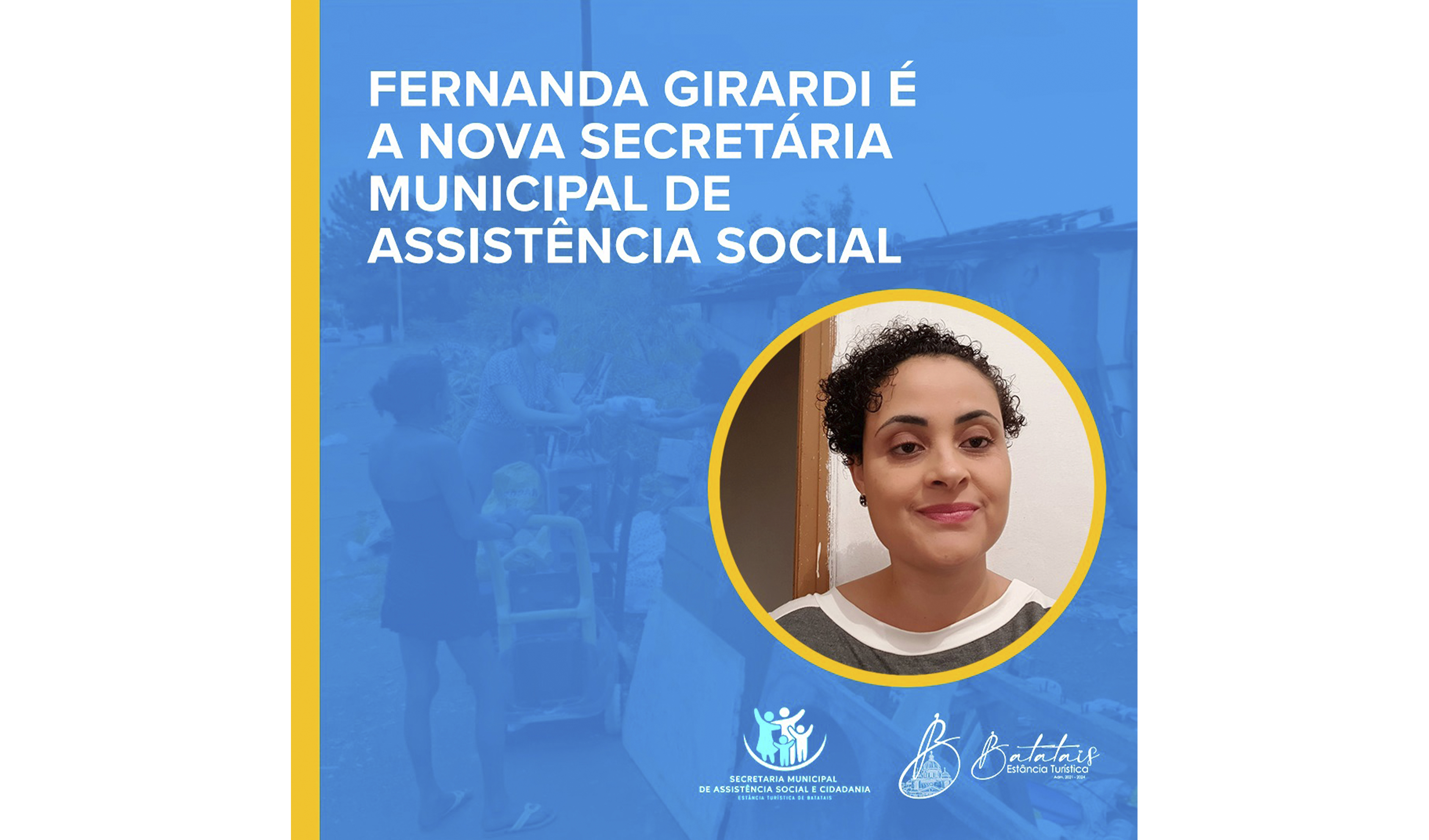 Fernanda Girardi é a nova Secretária Municipal de Assistência Social