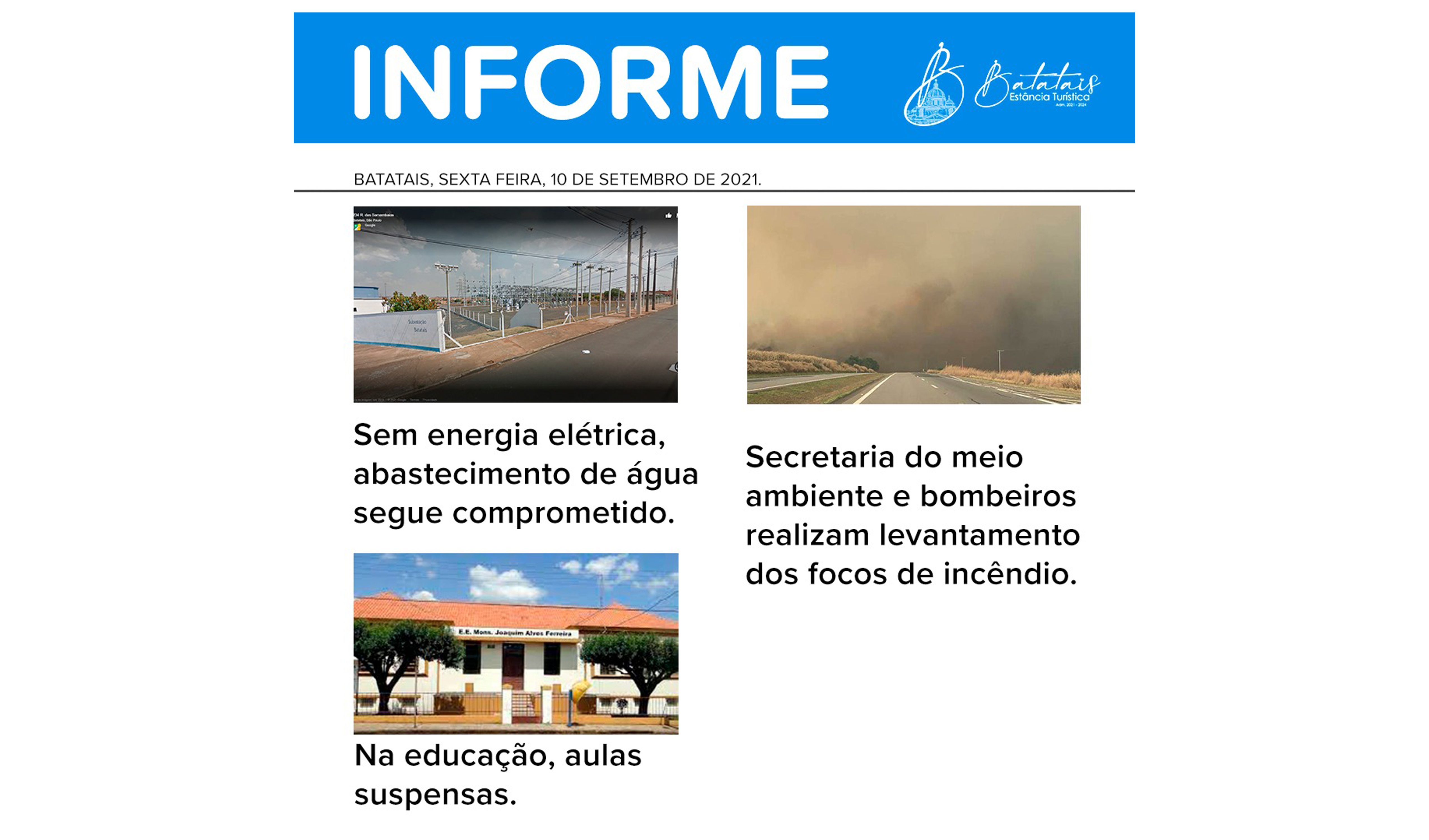 A Prefeitura de Batatais informa: