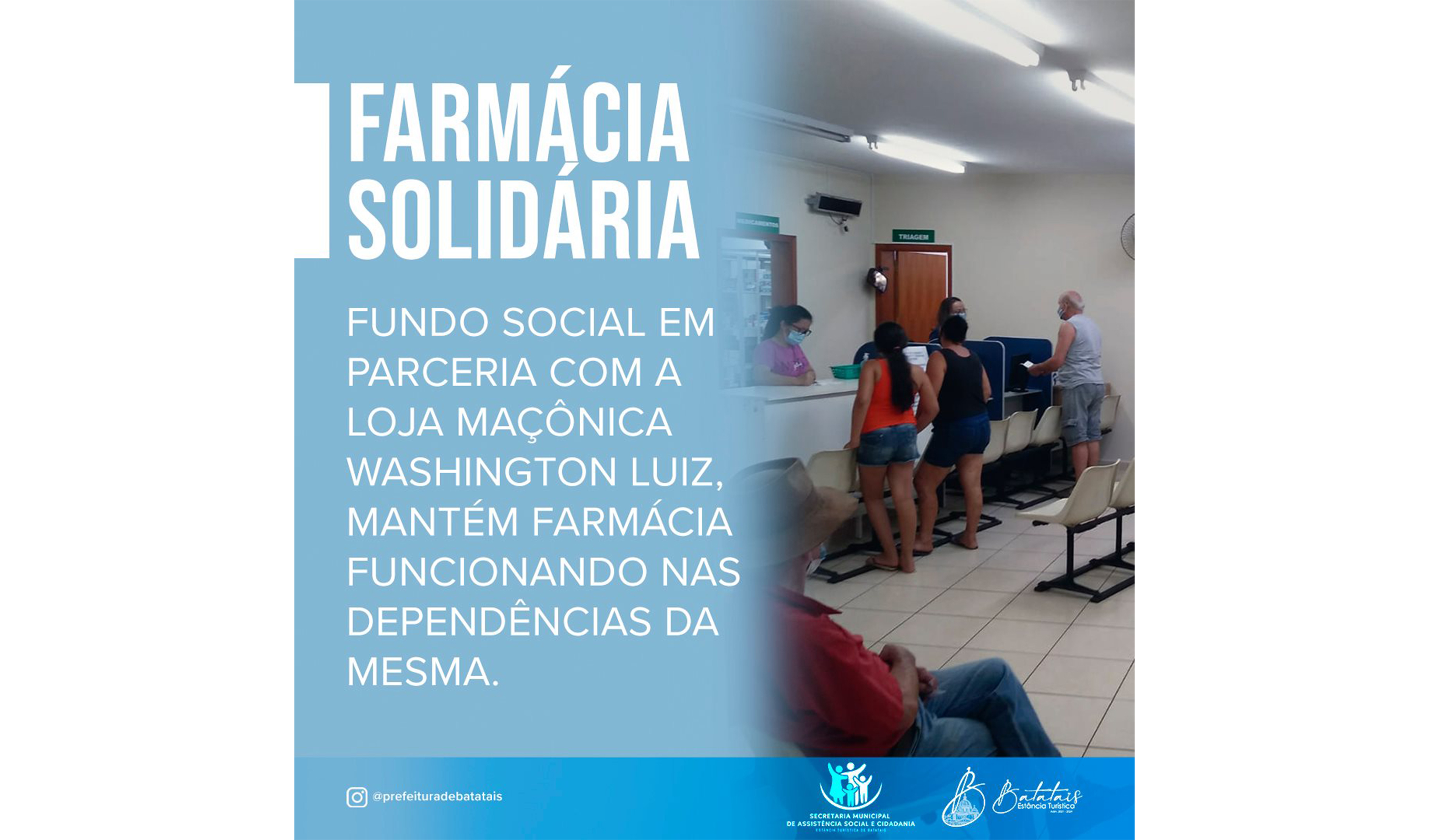 Farmácia Solidária.