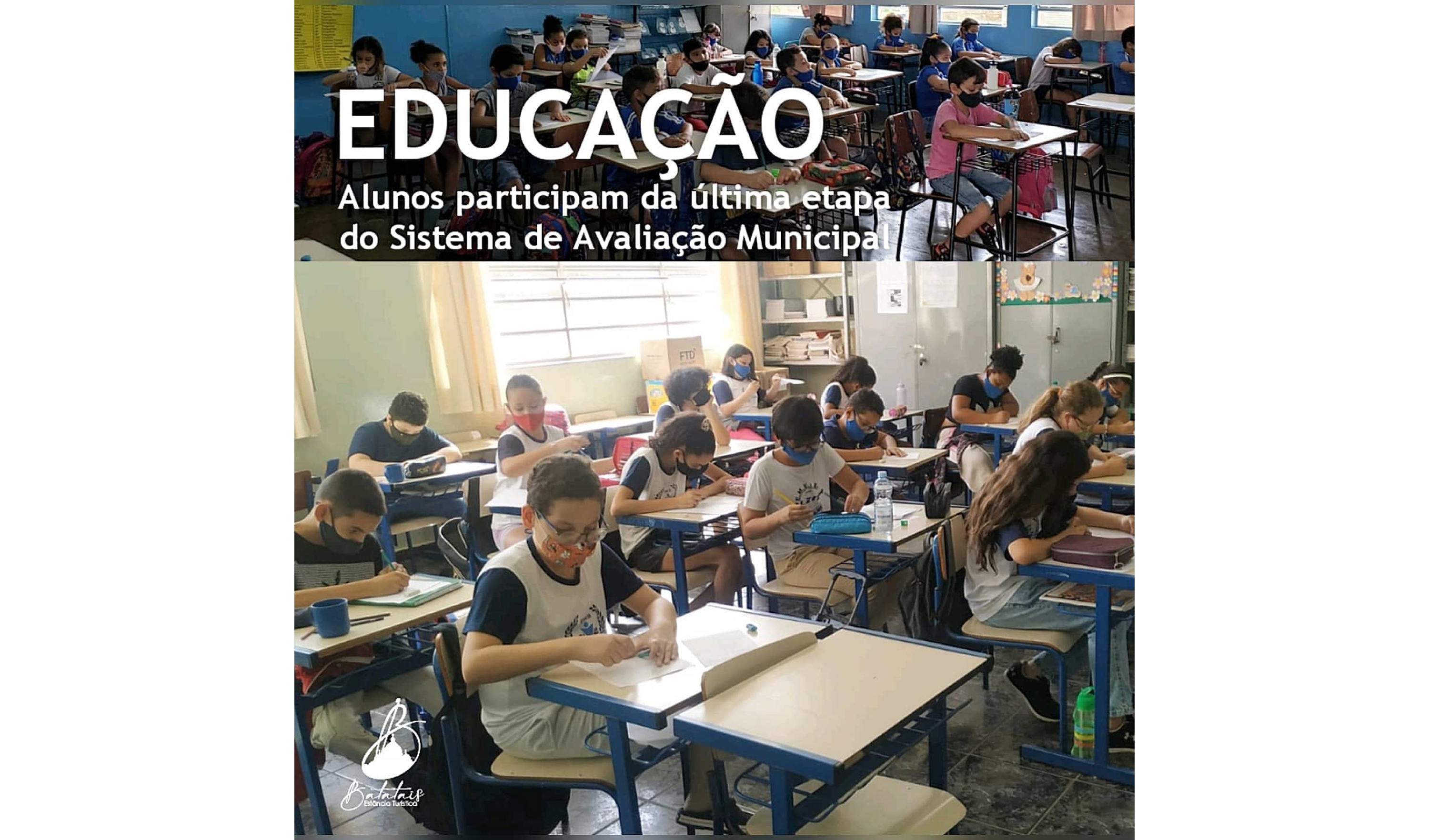 Alunos das escolas municipais participam da última etapa do Sistema de Avaliação Municipal.