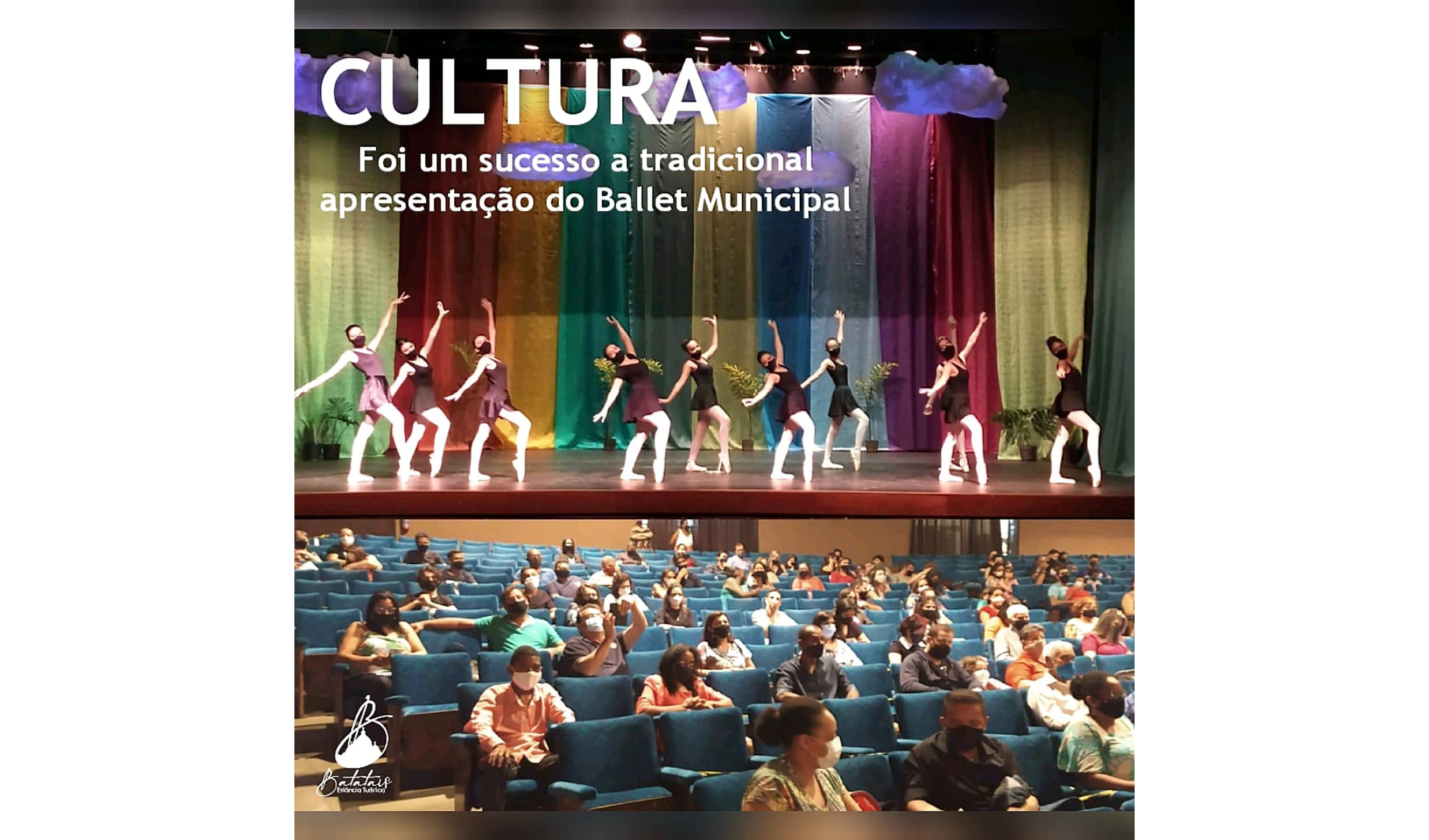 Realizada com grande sucesso a tradicional apresentação do Ballet Municipal.