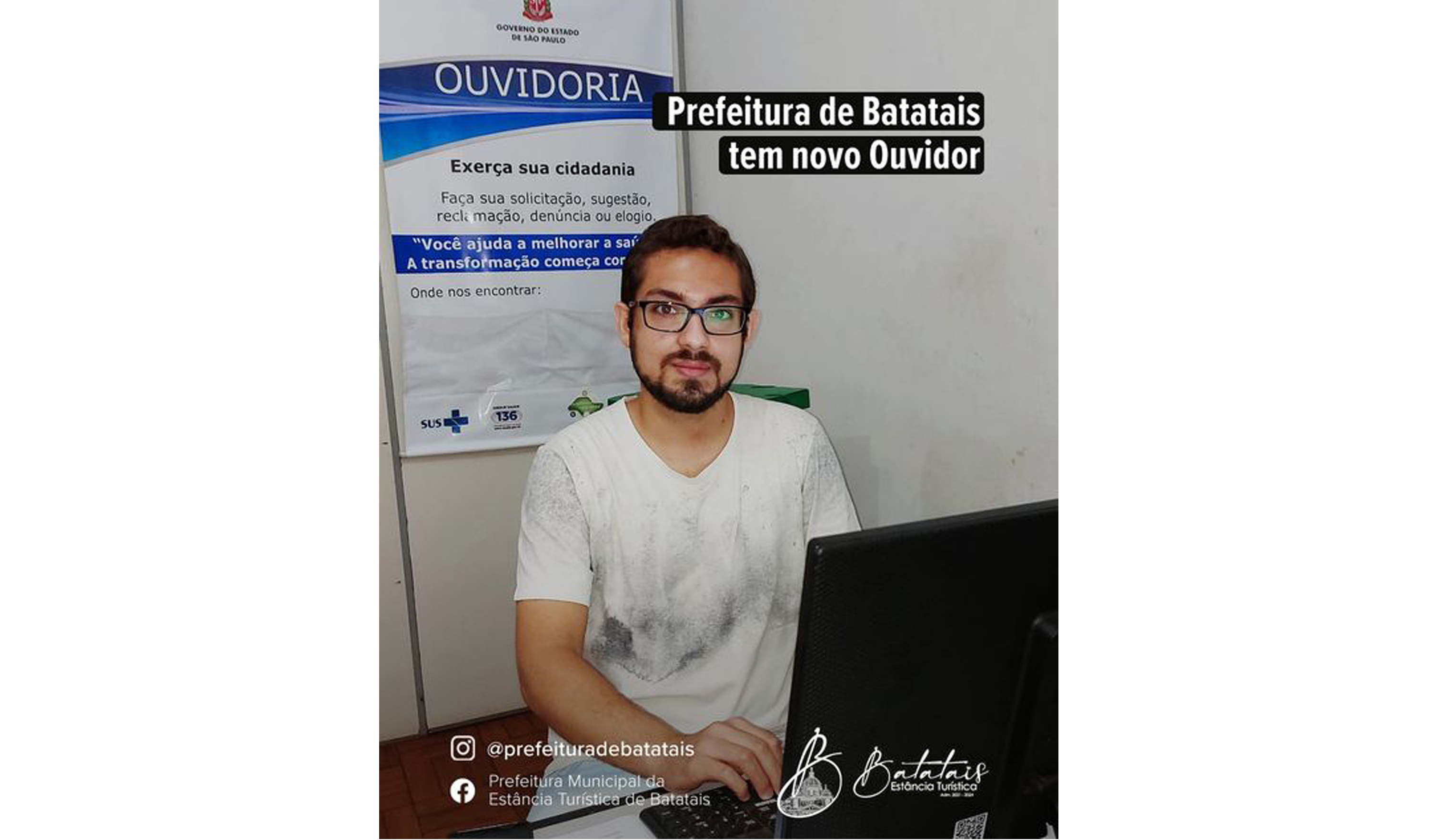 Prefeitura de Batatais tem novo Ouvidor.