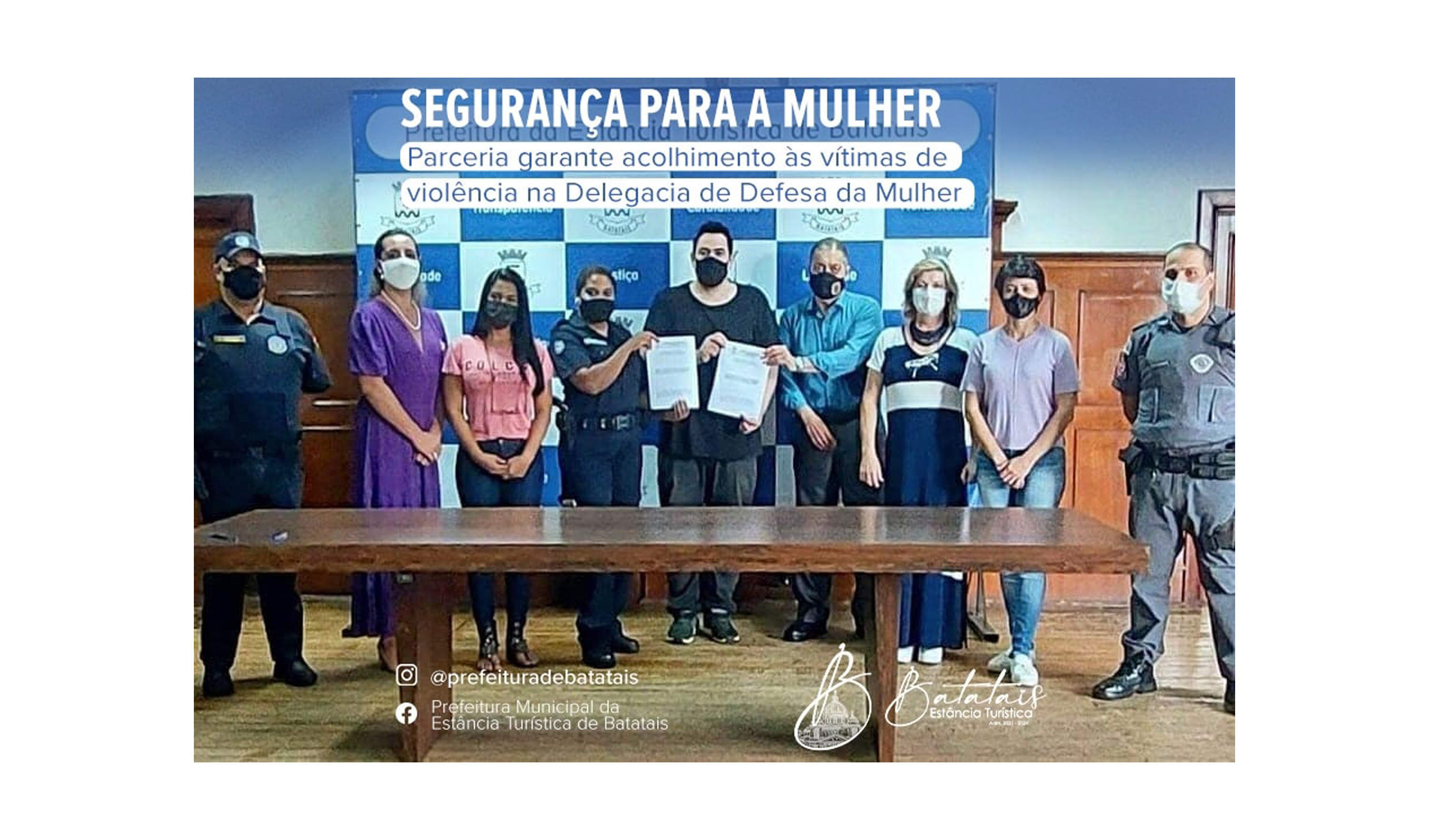 Parceria garante acolhimento às vítimas de violência na Delegacia de Defesa da Mulher.