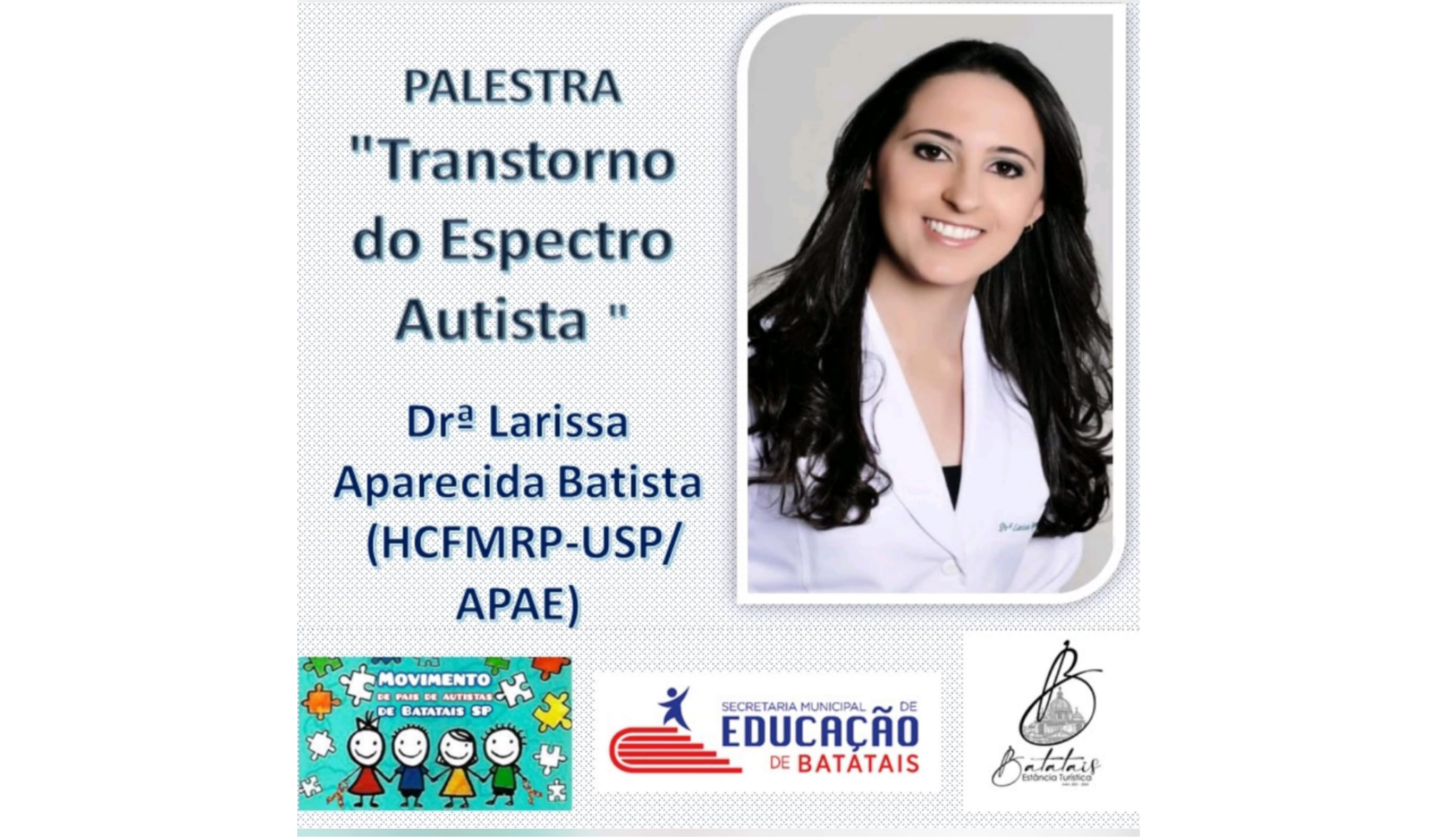 Secretaria de Educação promove palestra sobre autismo na próxima semana.