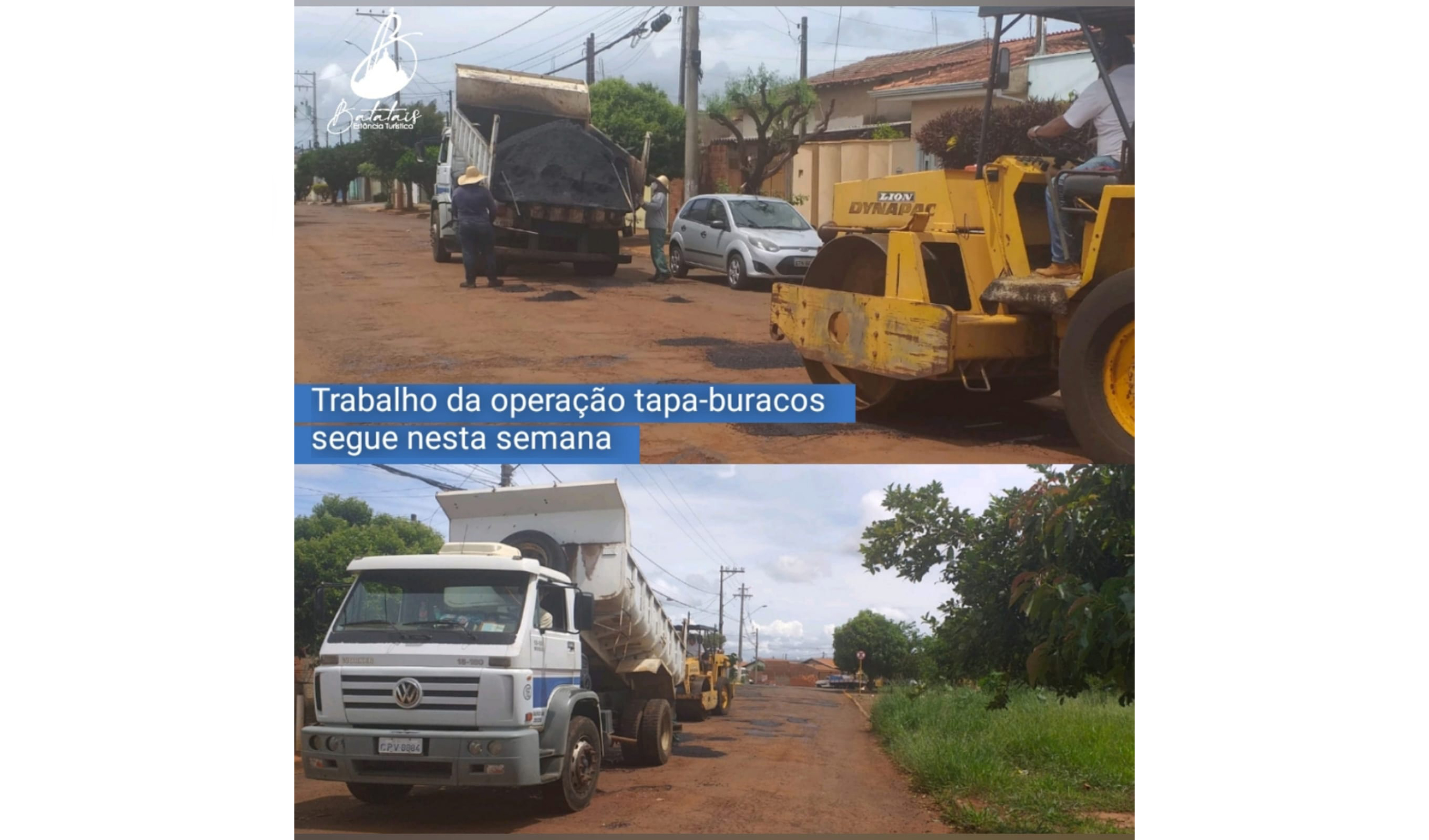 Trabalho da operação tapa-buracos segue nesta semana.