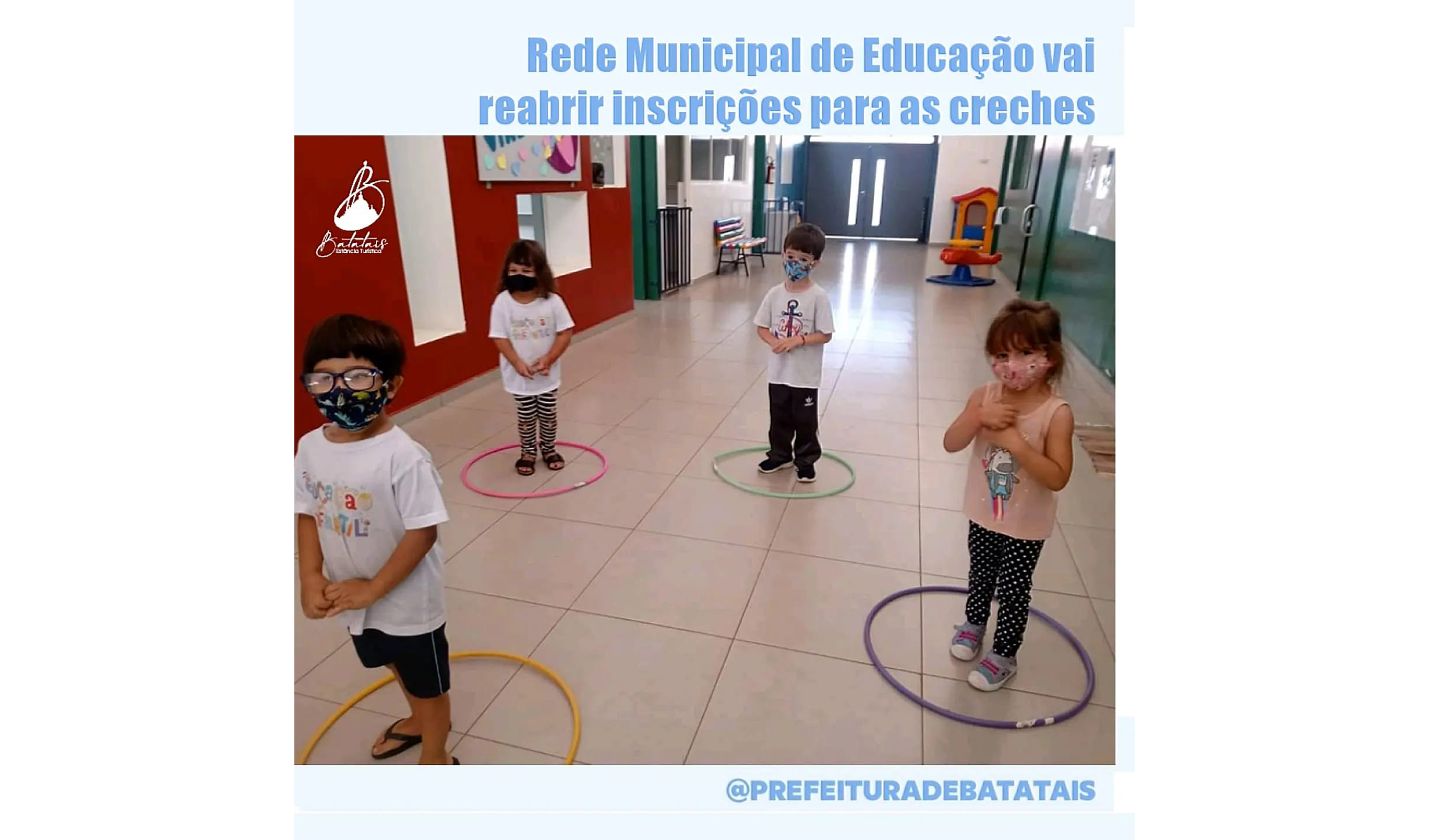 Rede Municipal de Educação vai reabrir inscrições para as creches.