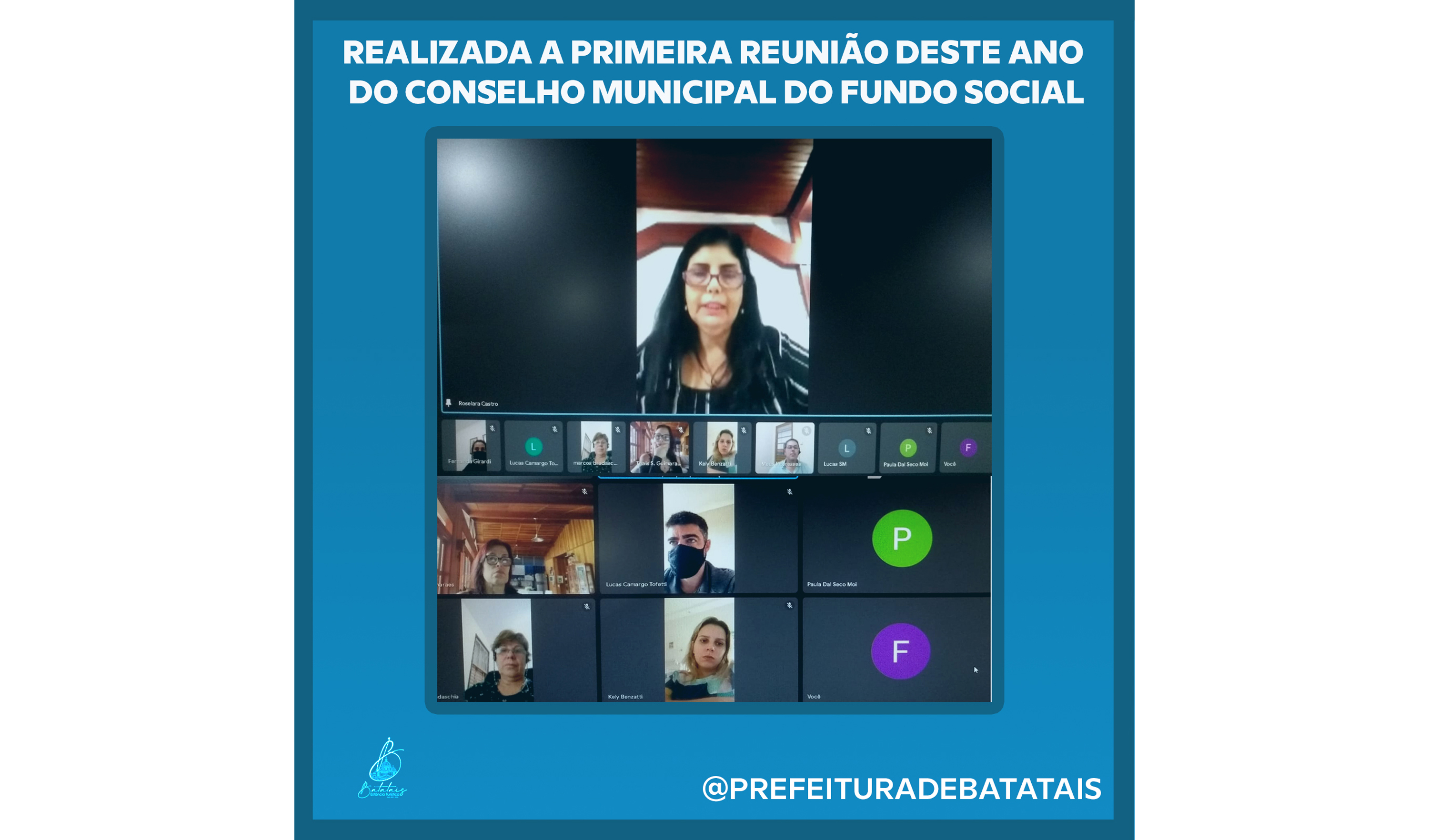 Realizada a primeira reunião deste ano do Conselho Municipal do Fundo Social.