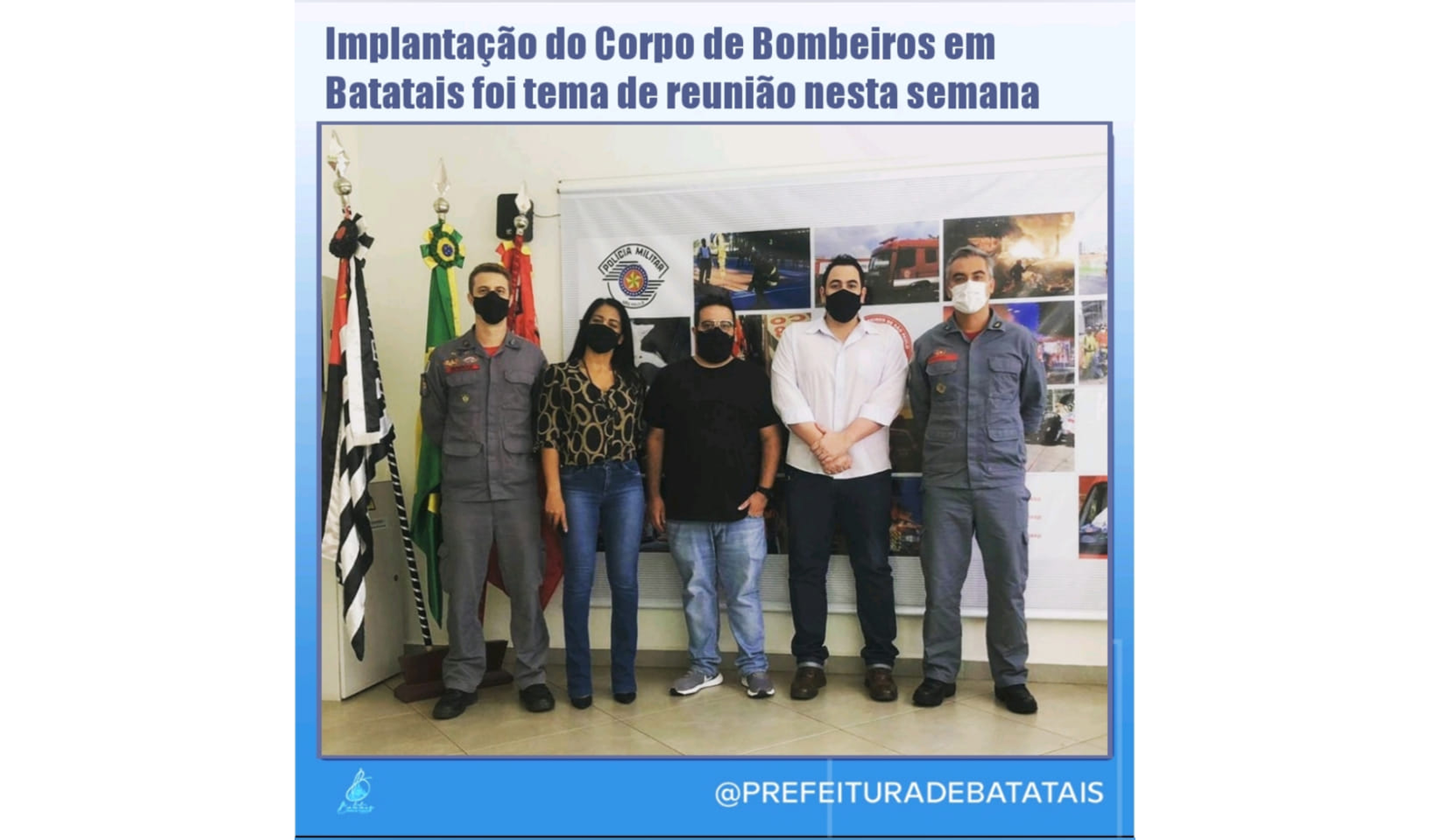 Implantação do Corpo de Bombeiros em Batatais foi tema de reunião do Prefeito Juninho Gaspar em Ribeirão Preto.