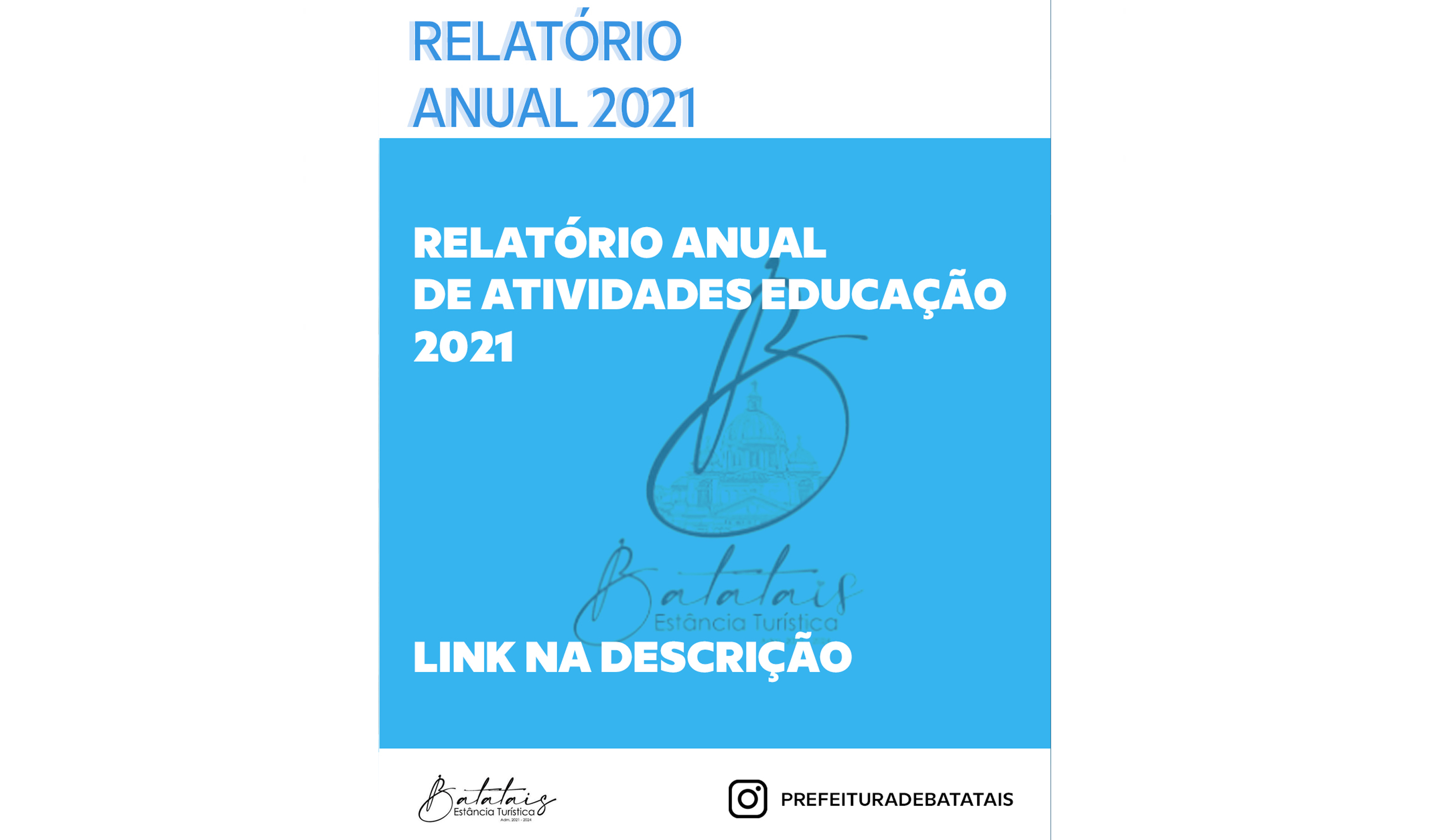 Relatório anual de educação.