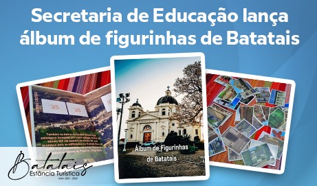 Secretaria de Educação lança álbum de figurinhas de Batatais.