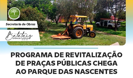 Programa de revitalização de praças públicas chega ao Parque das Nascentes.