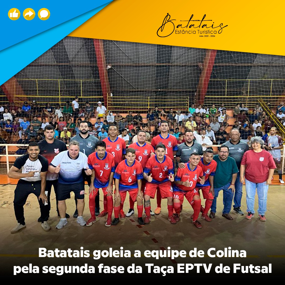 Batatais goleia a equipe de Colina pela segunda fase da Taça EPTV de Futsal.