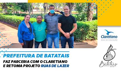 Prefeitura faz parceria com o Claretiano e retoma projeto Ruas de Lazer.