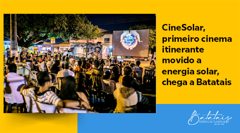 CineSolar, primeiro cinema itinerante movido a energia solar, chega a Batatais com atividades gratuitas para toda a família.