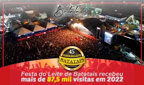 Festa do Leite de Batatais recebe mais de 87,5 mil visitas em 2022.