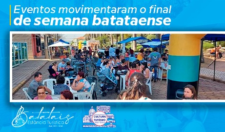 Eventos movimentaram o final de semana batataense