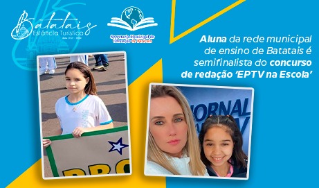 Aluna da rede municipal de ensino de Batatais é semifinalista do concurso de redação ‘EPTV na Escola’