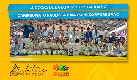 Judocas de Batatais se destacam no Campeonato Paulista e na 29ª Copa Corpore Sano