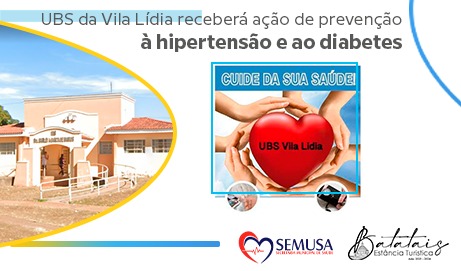 UBS da Vila Lídia receberá ação de prevenção à hipertensão e ao diabetes