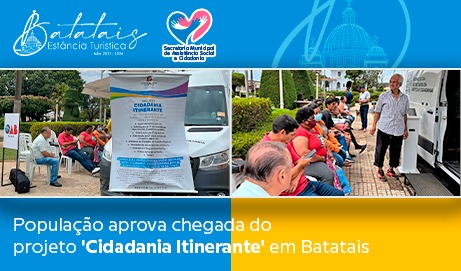 População aprova chegada do projeto 'Cidadania Itinerante' em Batatais