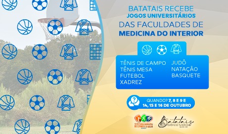 Batatais recebe Jogos Universitários das Faculdades de Medicina do Interior