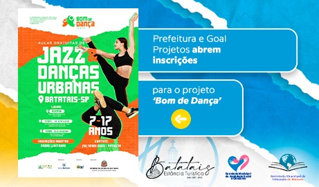 Goal Projetos em parceria com a Prefeitura abre inscrições para o projeto ‘Bom de Dança’