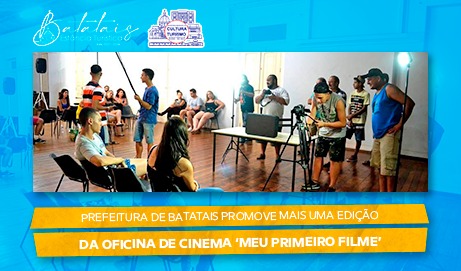 Prefeitura de Batatais promove mais uma edição da oficina de cinema ‘Meu Primeiro Filme’