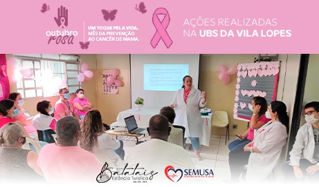 Outubro Rosa: UBS da Vila Lopes realiza ações educativas