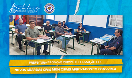 Prefeitura promove curso de formação dos novos Guardas Civis Municipais aprovados em concurso