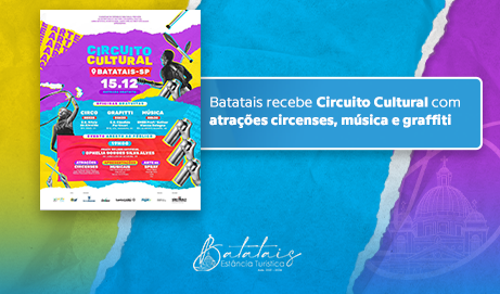 Batatais recebe Circuito Cultural com atrações circenses, música e grafitti