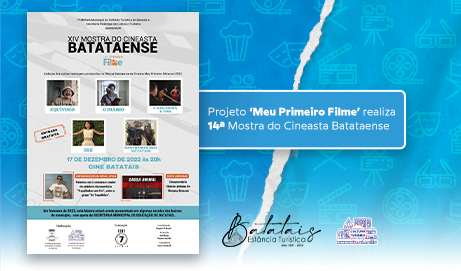 Projeto ‘Meu Primeiro Filme’ realiza 14ª Mostra do Cineasta Batataense