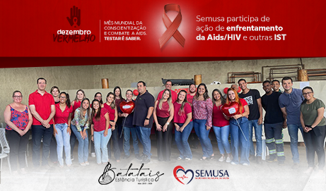 Semusa participa de ação de enfrentamento da Aids/HIV e outras IST