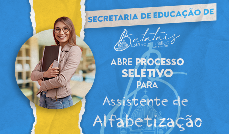 Secretaria Municipal de Educação abre processo seletivo para assistentes de alfabetização