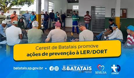 Cerest de Batatais promove ações de prevenção à LER/DORT