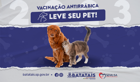 Vacinação antirrábica: leve seu pet!