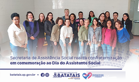 Secretaria de Assistência Social realiza confraternização em comemoração ao 'Dia do Assistente Social