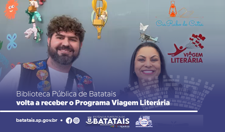 Biblioteca Pública de Batatais volta a receber o Programa Viagem Literária