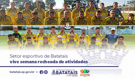 Setor esportivo de Batatais vive semana recheada de atividades e conquistas importantes