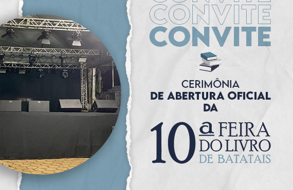 Cerimônia de abertura oficial da 10ª Feira do Livro de Batatais acontece nesta terça (17)