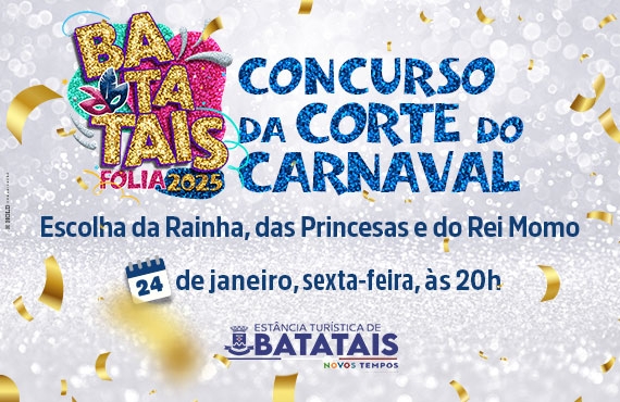 Batatais Folia 2025: concurso da Corte do Carnaval tem data confirmada e inscrições abertas