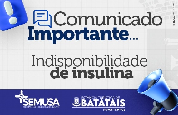 Indisponibilidade temporária de insulina pelo Governo Federal não afeta pacientes do SUS em Batatais